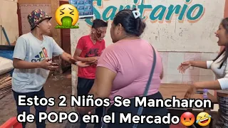 Como Cuando Llevas a Tus Hijos al Baño y se Manchan De POPO en el Baño😡 Q vergüenza😱🤣🤣