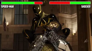 Spider-Man vs. Shocker with healthbars