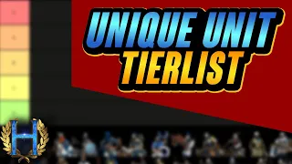 The BEST Unique Units | Tierlist | AoE2