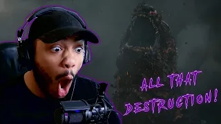 GODZILLA MINUS ONE TRAILER REACTION! ALL THAT DESTRUCTION!