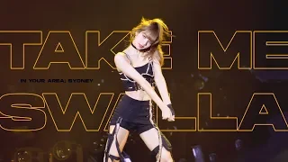 (4k) 190615 BLACKPINK LISA Solo Stage 블랙핑크 리사 직캠 (Take me + Swalla) / 2019 WORLD TOUR in SYDNEY