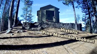 Historic Pine Mountain Lookout In Mendocino National Forest