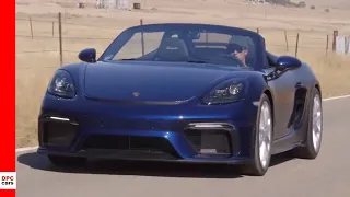 2020 Porsche 718 Spyder Gentian Blue Metallic