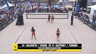 AVP Hermosa 2022 | Larissa/Lili vs. Fonoimoana/Harward | Court 1 | Pro Series