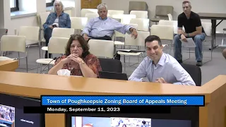 Zoning Board of Appeals Meeting 9-11-23