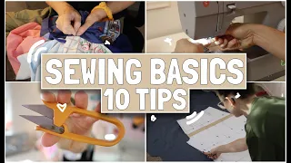 Top 10 Tips for Beginner Sewists! (Sewing 101)