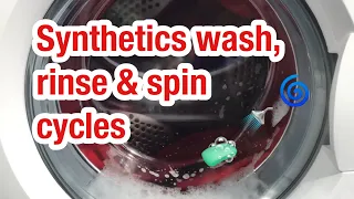 Logik L612WM16 washing machine || synthetics spins cycles