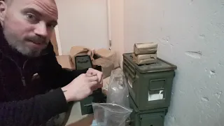 Ammo unboxing.