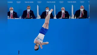 Artem Dolgopyat wins Israel's first gold of Tokyo 2020 in men's floor exercise