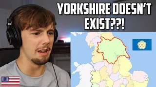 American Reacts to English Counties explained