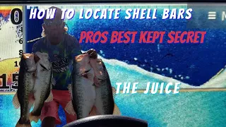 How to locate shell beds and find the biggest bass in your fishery. Pros best kept secret.