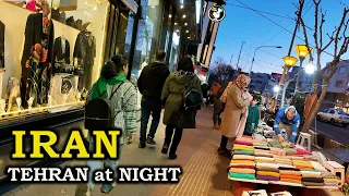 Tehran City Night Life - Night Walk in Center of TEHRAN  Befor NewYear ,NOWRUZ 1403, IRAN ایران