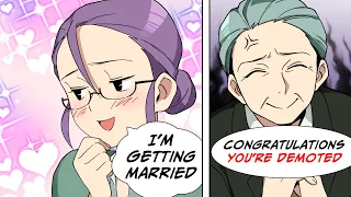 My two co-workers got married, but their wedding was a disaster... [Manga dub]