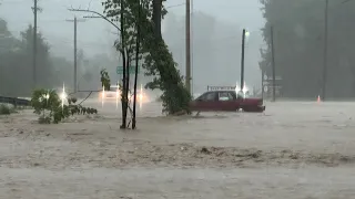 🔴 Oley, PA Berks County Daring Flash Flood Rescue 07/09/23 Live Storm Chasing IRL Pennsylvania