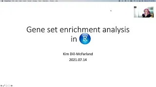 Gene set enrichment analysis in R