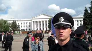 Нові поліцейські у Краматорську та Слов'янську. Перші емоції після прийняття присяги