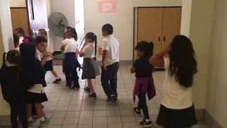 Shake Out Earthquake Drill at Lincoln Elementary