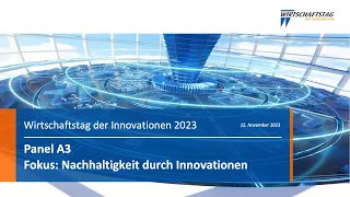 WTI 2023 | Panel A3 - Fokus: Nachhaltigkeit durch Innovationen