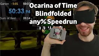 Blindfolded Speedrun: Zelda Ocarina of Time - Any% [Former WR]
