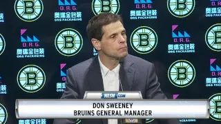 Don Sweeney Trade Deadline News Conference