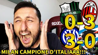 🏆🇮🇹😱 MILAN CAMPIONE D’ITALIAAA‼️ SOLO APPLAUSIII‼️ LO SCUDETTO PIÙ MERITATO DELLA STORIA‼️