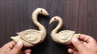 Crafts with Jute | Jute rope Home decor showpiece | Amazing Art and Crafts with Jute Twine