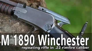 Shooting the Model 1890 Winchester slide action rifle