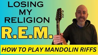 Losing My Religion (R.E.M.) - Mandolin Lesson with TAB, NOTES and CHORDS