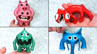 I Made Garten of Banban 3 New Monsters From Clay - Sculptures Timelapse