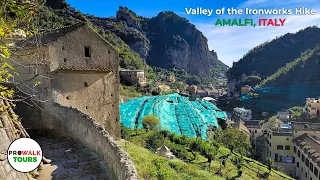 Amalfi's Valle dell Ferriere (Valley of the Ironworks) Hike - 4K - with Captions!