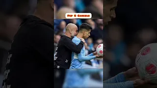 Pep Worry About Cancelo😔 | Pep & Cancelo #shorts #sad #football