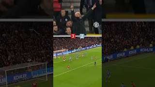 Erik ten Hag’s Reaction To EVERY United Goal v Aston Villa 🔥🙌