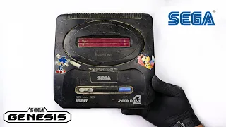 Restoration and Repair a junk Sega Mega Drive2- Retro Console Classic Games | ASMR
