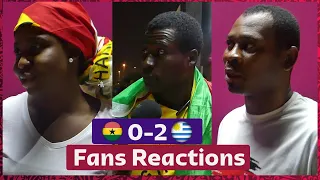 GHANA 0-2 URUGUAY | BLACK STARS EXIT THE WORLD CUP | FANS REACT AFTER PAINFUL DEFEAT IN QATAR