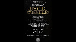 Binghamton University Wind Symphony: "Decades of John Williams"