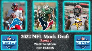 2022 NFL Mock Draft 14.0 with TRADES | Round 3 | Texans snag Kenneth Walker III?! | Hail Mary Sports