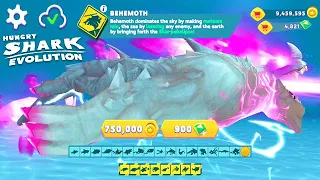 NEW BEHEMOTH KAIJU BEAST SHARK UNLOCKED!!! (HUNGRY SHARK EVOLUTION)