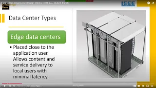 Data Center Infrastructure Design Webinar l IEEE LAU Student Branch