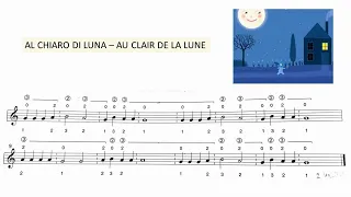Al chiaro di luna - Au claire de la lune (strumentale/instrumental)