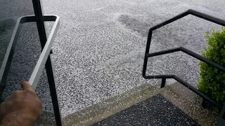 Hail At The Shop