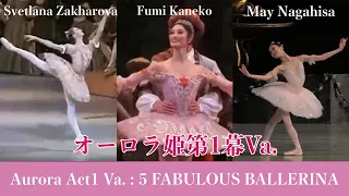 【オーロラ姫第1幕Va】永久メイ,ザハロワ等6人| Who is your favorite  ballerina in  Sleeping Beauty Act 1 Aurora variation