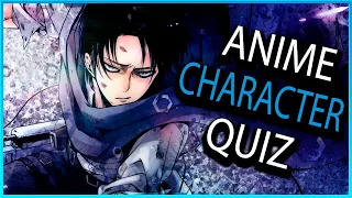 ANIME CHARACTER QUIZ | 30 Characters [Very Easy-Very Hard]