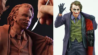 Sculpting The JOKER | The Dark Knight - Timelapse