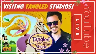 🔴 LIVE Tangled The Series Studio Tour | Sat Morn Disney Talk!