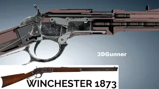 3D Animation: Winchester 1873 Lever Action (Part 2)