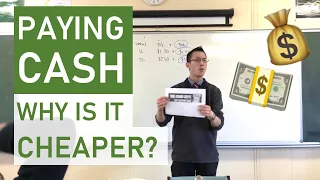 Paying cash: why is it cheaper?