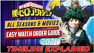 My Hero Academia Chronological Order 2024 | Best Way To Watch My Hero Academia | Hindi