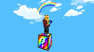 Überlebe auf 1 RAINBOW Lucky Block...