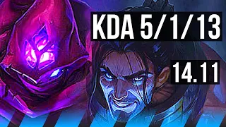 MALZAHAR vs SYLAS (MID) | 5/1/13 | EUW Master | 14.11