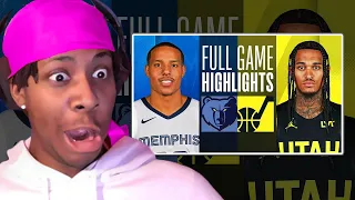 They Need Ja BAD! Lvgit Reacts To GRIZZLIES at JAZZ | FULL GAME HIGHLIGHTS | November 1, 2023